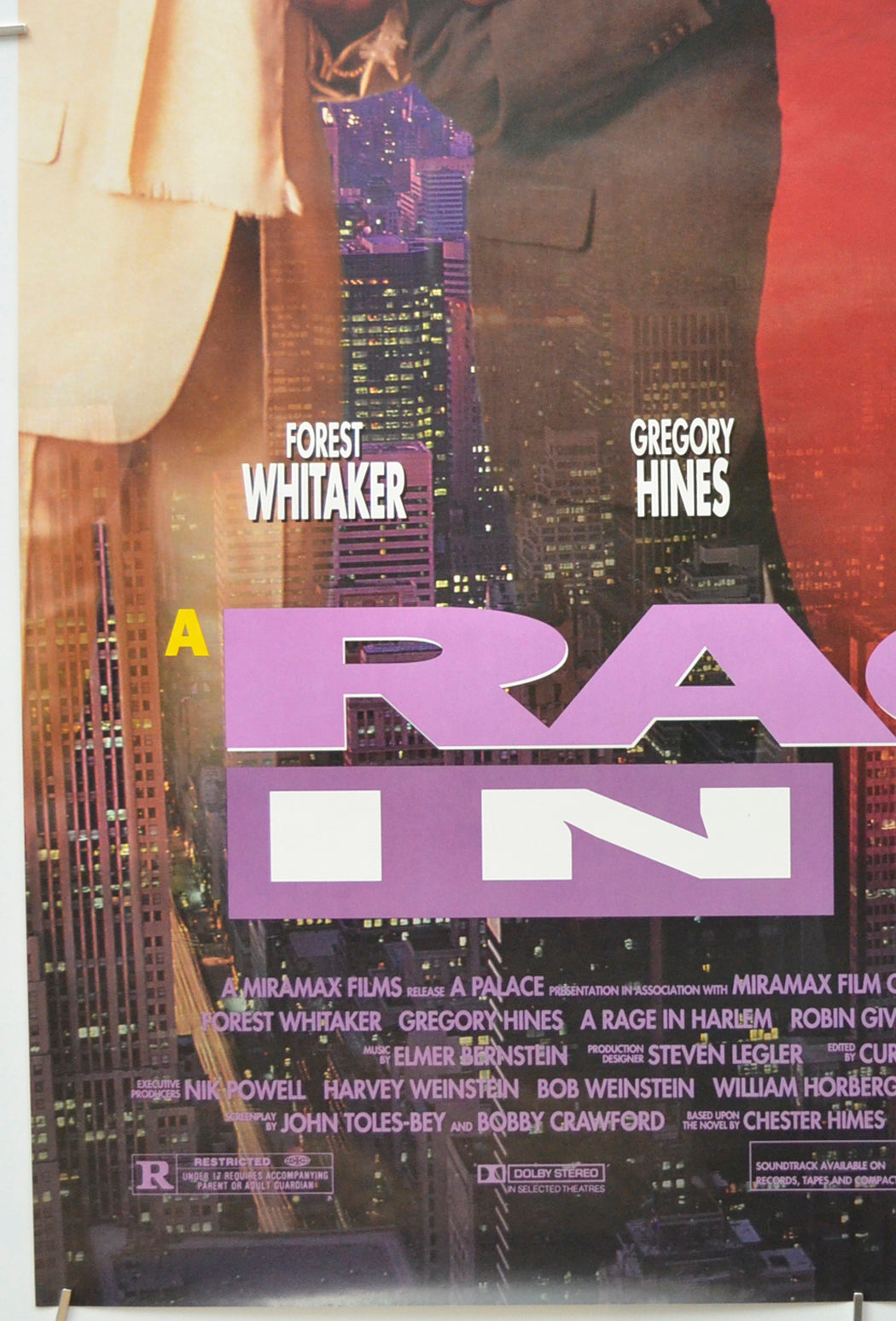 A RAGE IN HARLEM (Bottom Left) Cinema One Sheet Movie Poster 