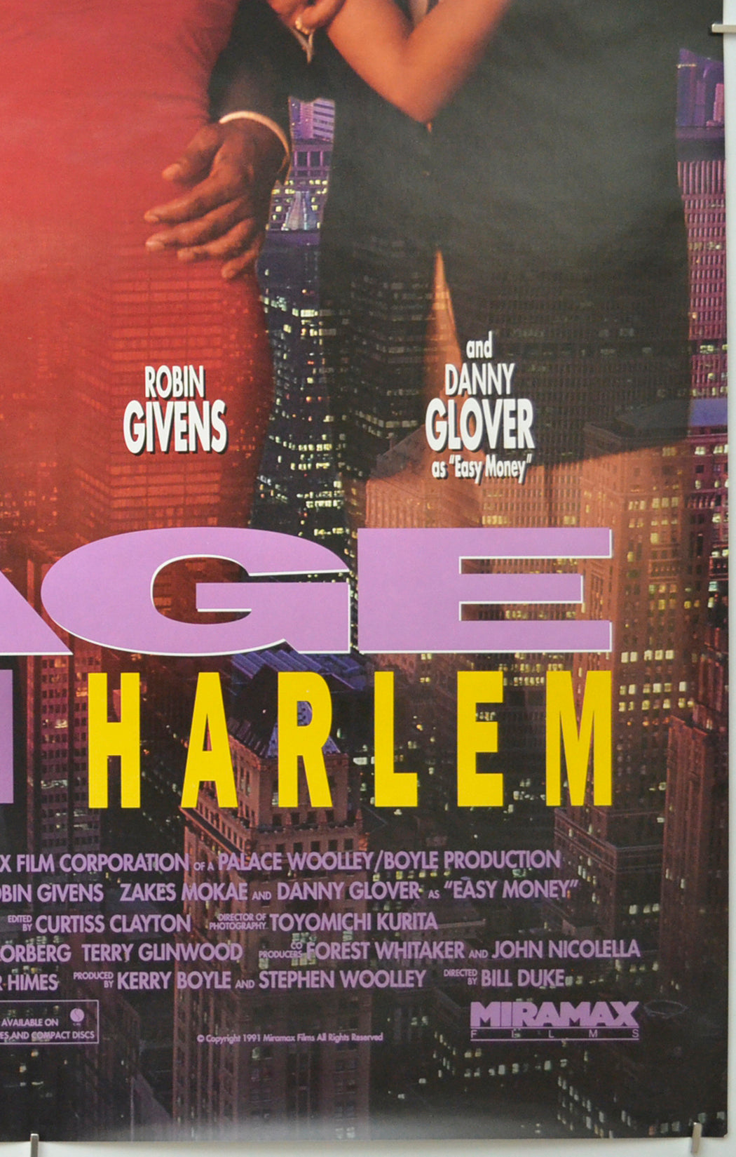 A RAGE IN HARLEM (Bottom Right) Cinema One Sheet Movie Poster 