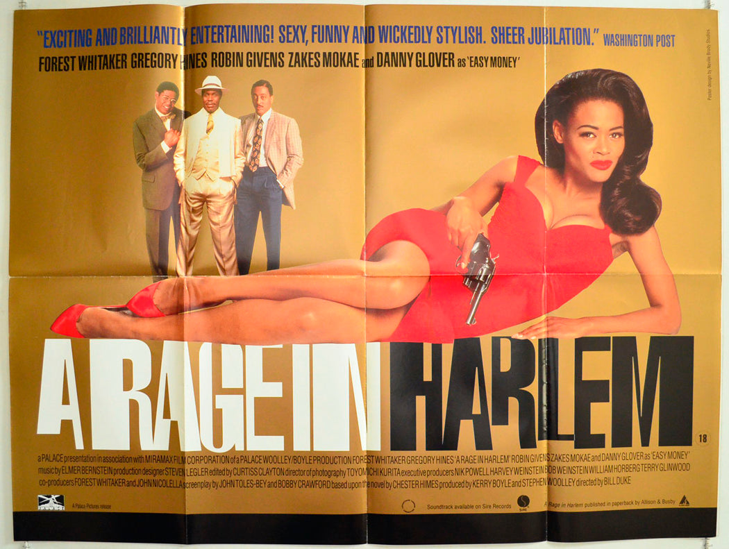 A Rage In Harlem Original British Quad Poster - Film Poster - Movie Poster 