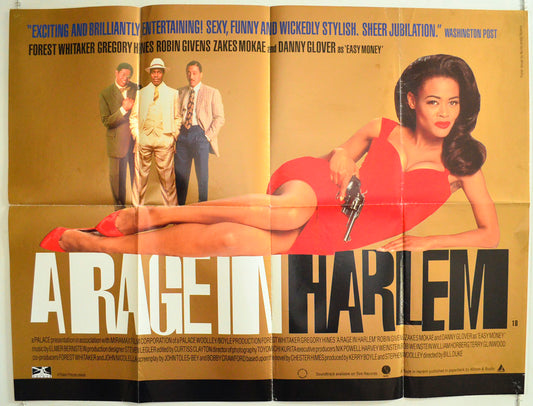 A Rage In Harlem Original British Quad Poster - Film Poster - Movie Poster 