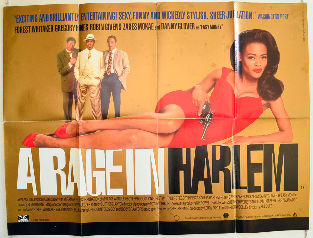 A Rage In Harlem Original British Quad Poster - Film Poster - Movie Poster 