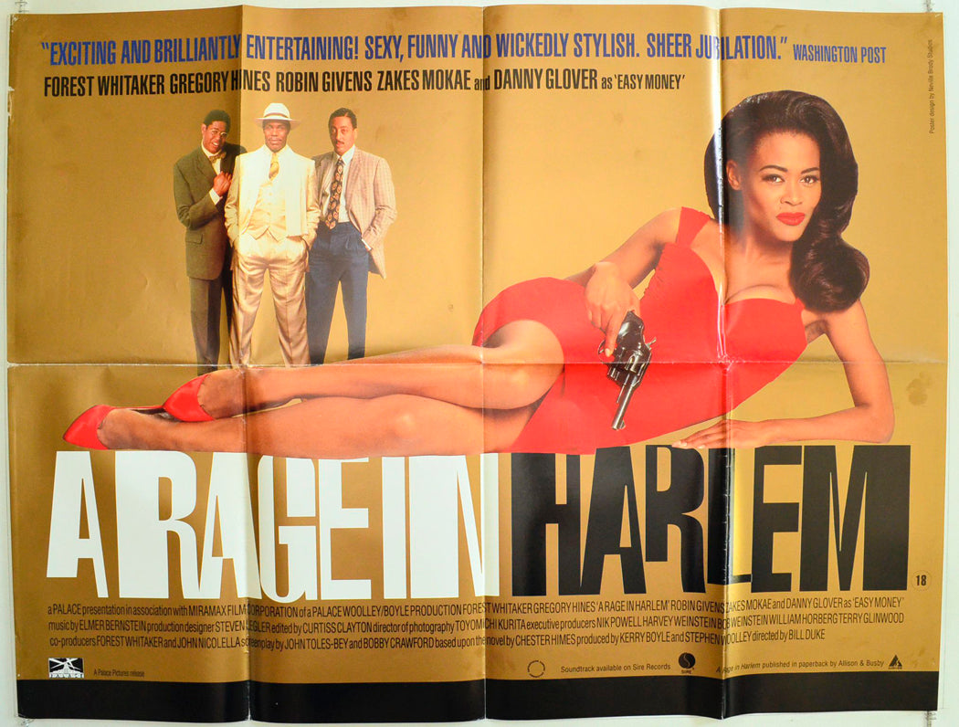 A Rage In Harlem Original British Quad Poster - Film Poster - Movie Poster 