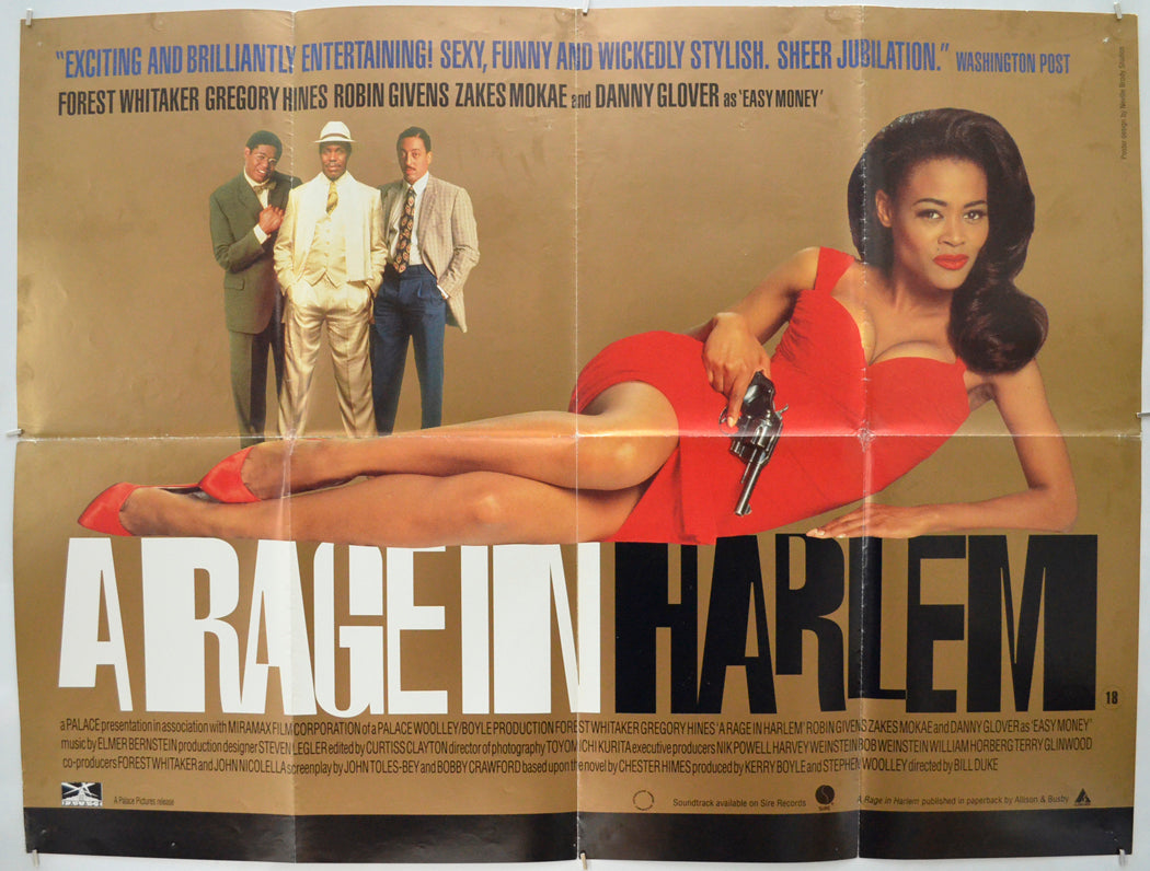 A Rage In Harlem Original Quad Poster - Film Poster - Movie Poster