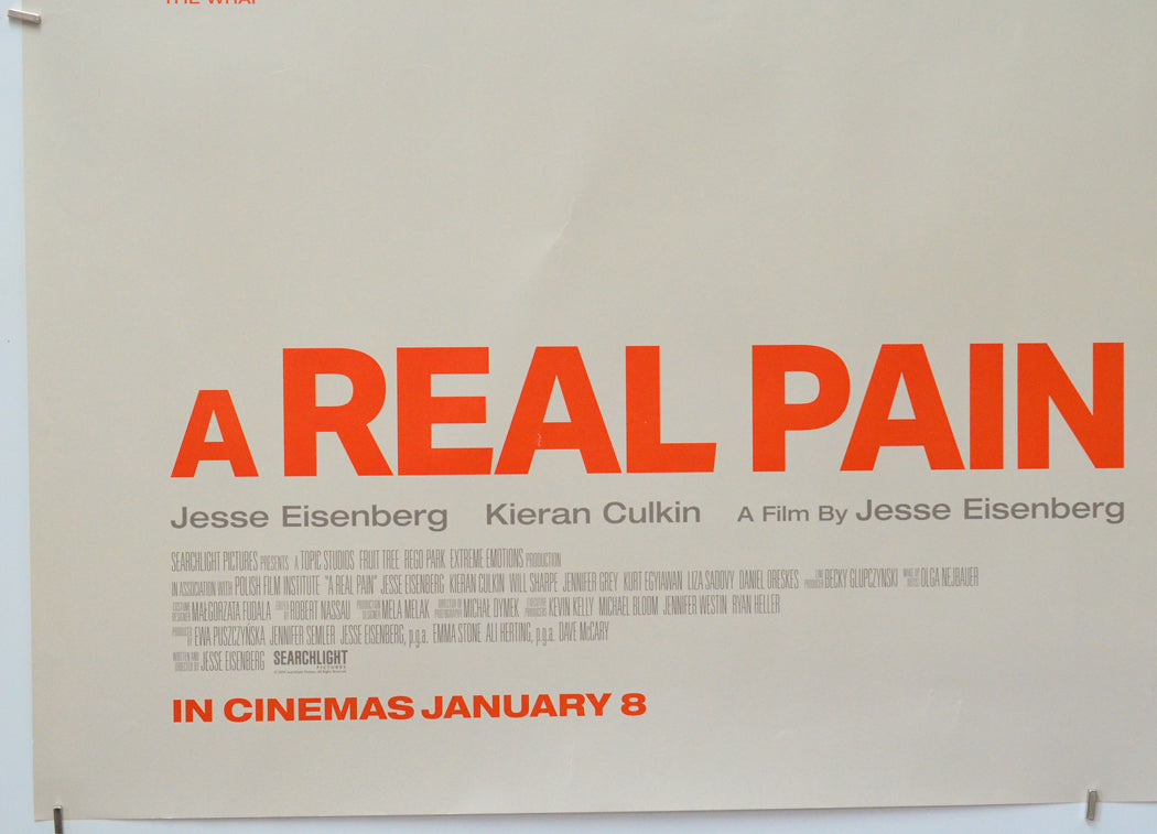 A Real Pain (Bottom Left) Cinema Quad Movie Poster 