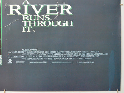 A RIVER RUNS THROUGH IT (Bottom Right) Cinema Quad Movie Poster 