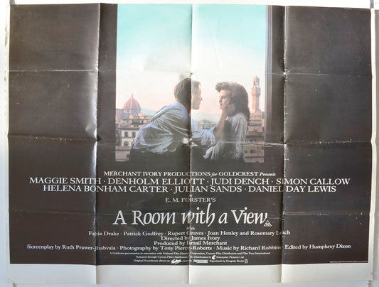 A Room With A View  Original Quad Poster - Film Poster - Movie Poster 