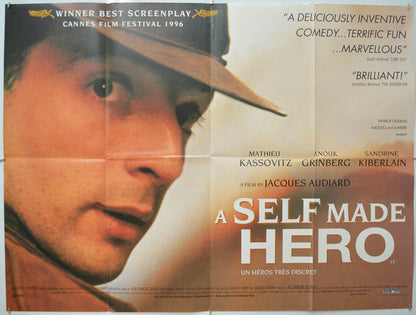 A Self Made Hero  (a.k.a. Un héros très discret)   Original Quad Poster - Film Poster - Movie Poster