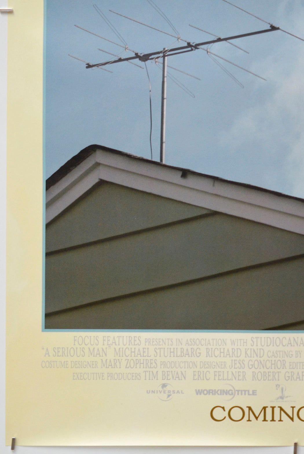 A Serious Man (Bottom Left) Cinema One Sheet Movie Poster 