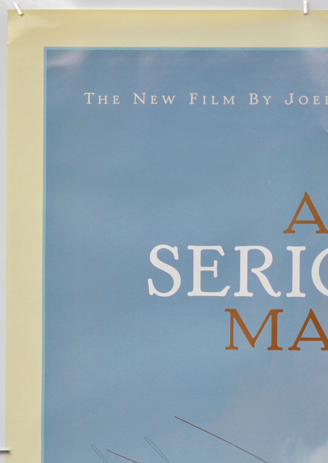 A Serious Man (Top Left) Cinema One Sheet Movie Poster 