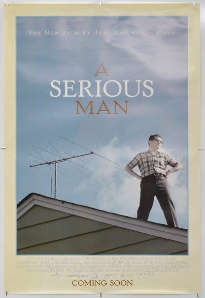 A Serious Man - Original One Sheet Poster - Film Poster - Movie Poster 