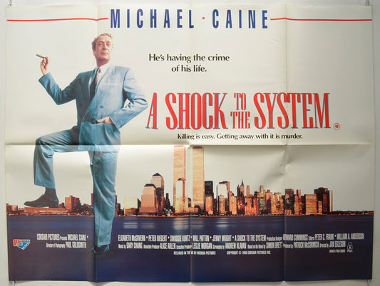 A Shock To The System Original Quad Poster - Film Poster - Movie Poster  