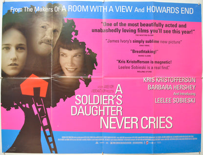 A Soldier’s Daughter Never Cries Original Quad Poster - Film Poster - Movie Poster