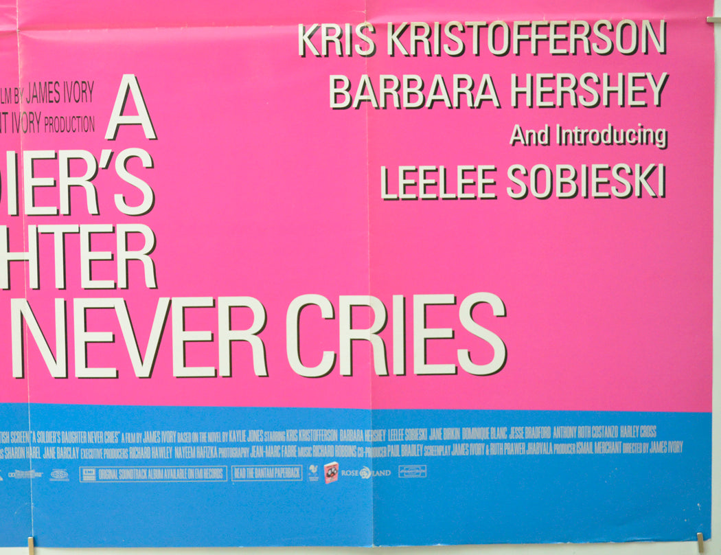 A SOLDIER’S DAUGHTER NEVER CRIES (Bottom Right) Cinema Quad Movie Poster 