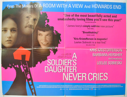 A Soldier’s Daughter Never Cries Original Quad Poster - Film Poster - Movie Poster