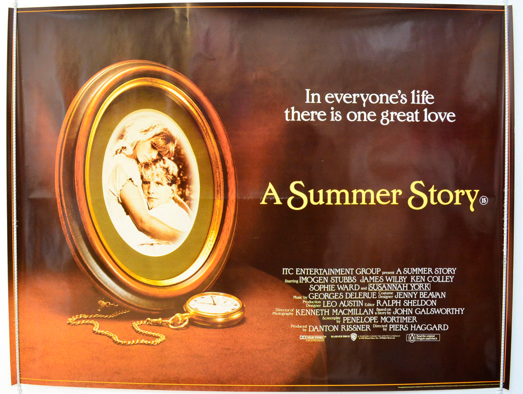 A Summer Story  Original British Quad Poster - Film Poster - Movie Poster