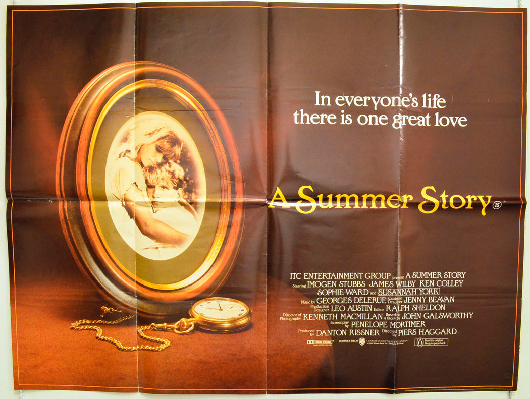 A Summer Story Original British Quad Poster - Film Poster - Movie Poster 