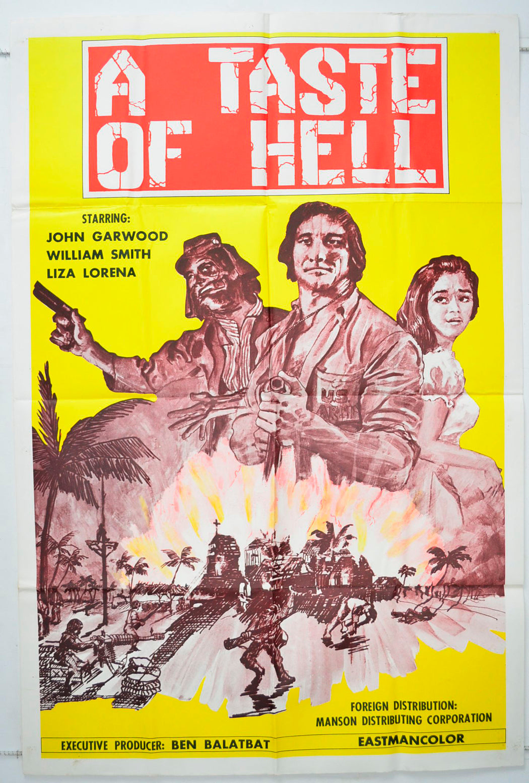 A Taste Of Hell Original One Sheet Poster - Movie Poster