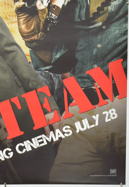 A-Team (Bottom Right) Cinema One Sheet Movie Poster 