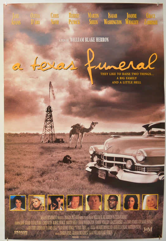 A Texas Funeral Original One Sheet Poster - Film Poster - Movie Poster  