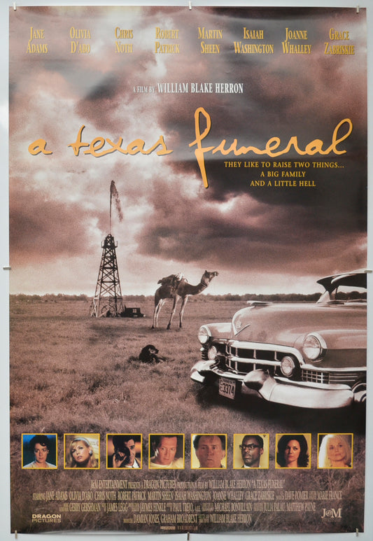 A Texas Funeral Original One Sheet Poster - Film Poster - Movie Poster