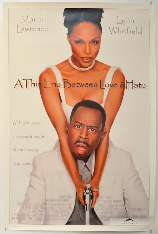 A Thin Line Between Love And Hate Original One Sheet Poster - Film Poster - Movie Poster