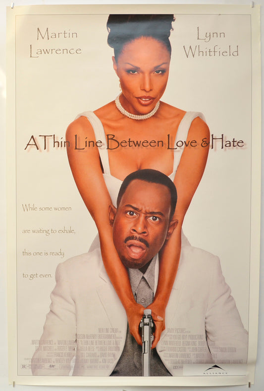 A Thin Line Between Love And Hate Original One Sheet Poster - Film Poster - Movie Poster