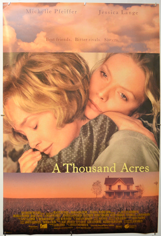 A Thousand Acres  Original One Sheet Poster - Film Poster - Movie Poster