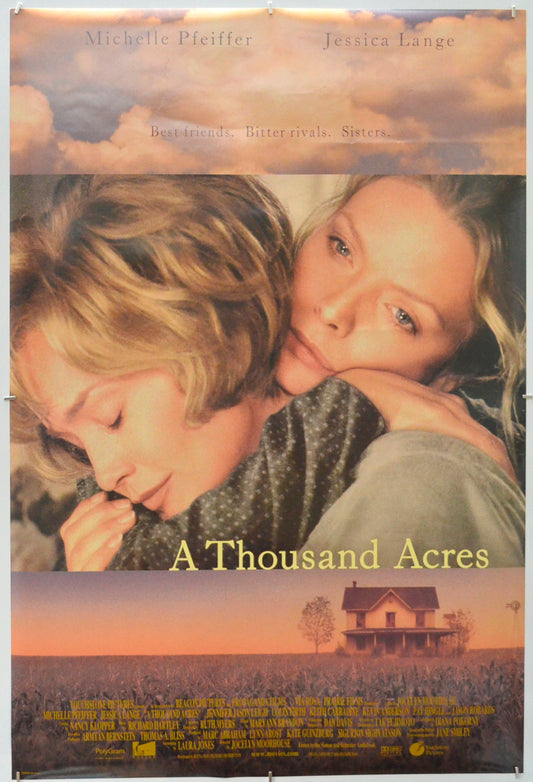 A Thousand Acres Original One Sheet Poster - Film Poster - Movie Poster