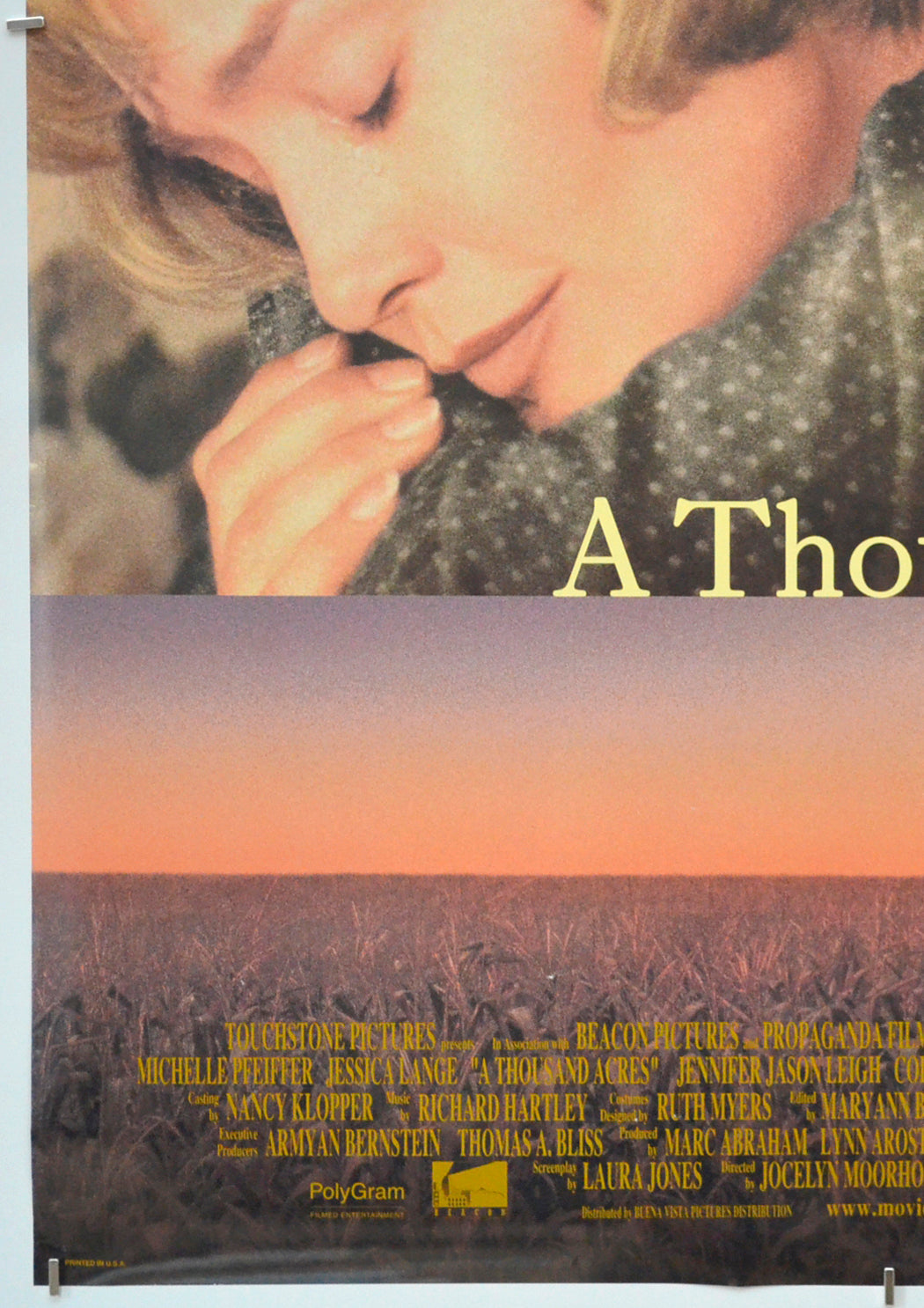 A THOUSAND ACRES (Bottom Left) Cinema One Sheet Movie Poster 