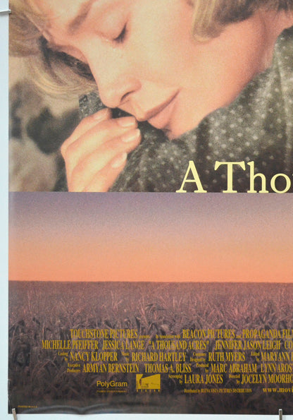 A THOUSAND ACRES (Bottom Left) Cinema One Sheet Movie Poster 