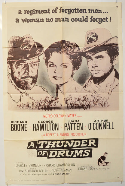 A Thunder Of Drums (Military Issue Poster) Original One Sheet Poster - Film Poster - Movie Poster