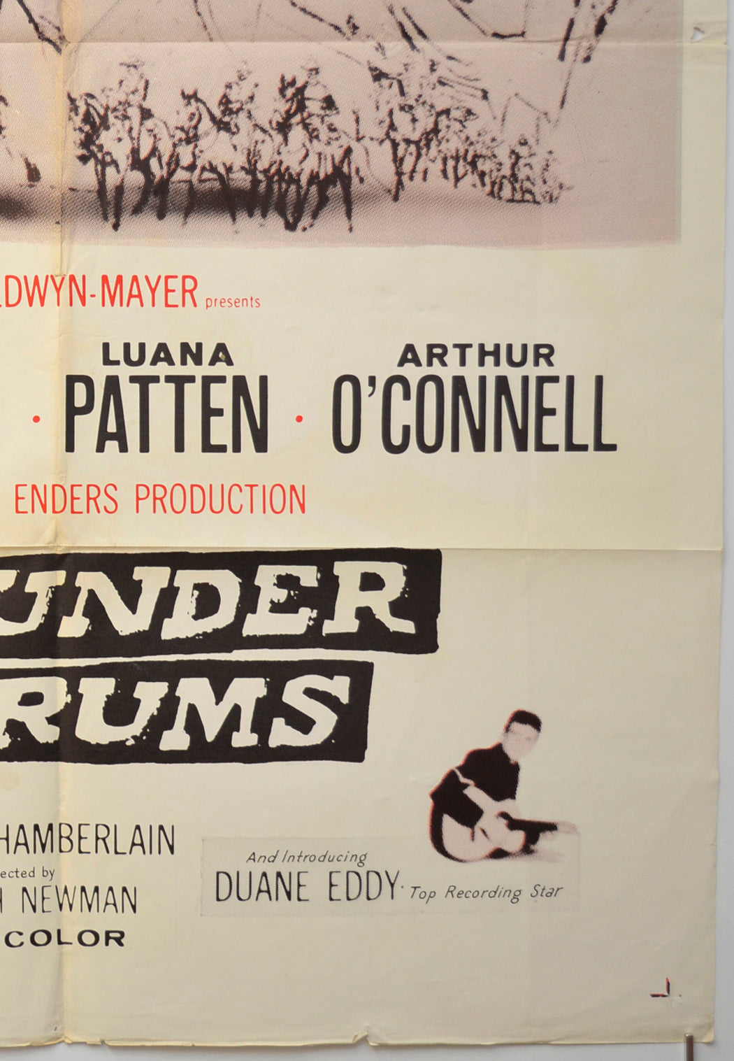 A THUNDER OF DRUMS (Bottom Left) Cinema One Sheet Movie Poster 