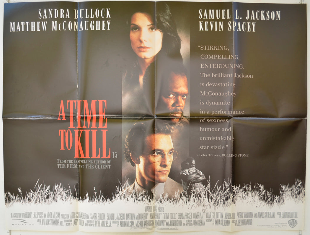 A Time To Kill   Original Quad Poster - Film Poster - Movie Poster 