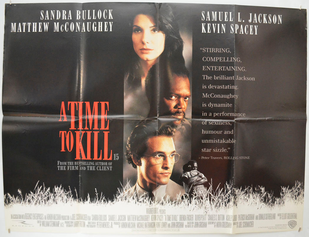 A Time To Kill Original Quad Poster - Film Poster - Movie Poster