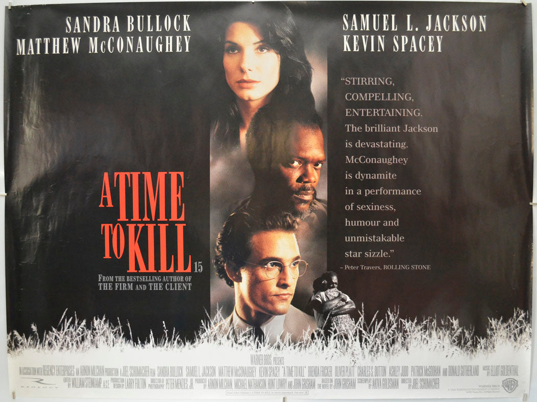 A Time To Kill Original Quad Poster - Film Poster - Movie Poster