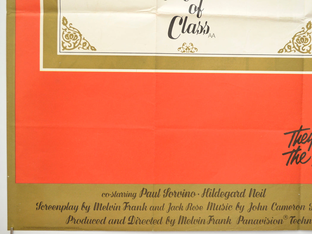 A TOUCH OF CLASS (Bottom Left) Cinema Quad Movie Poster 