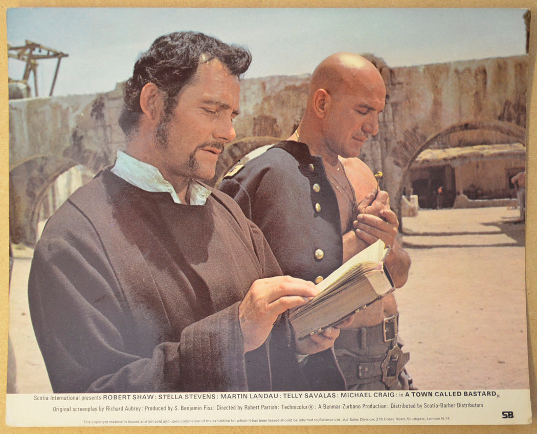 A TOWN CALLED BASTARD (Card 1) Cinema Colour FOH Stills / Lobby Cards 