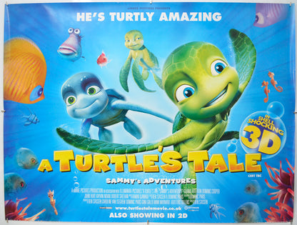 A Turtle’s Tale - Sammy’s Adventures - Original Quad Poster - Film Poster - Movie Poster