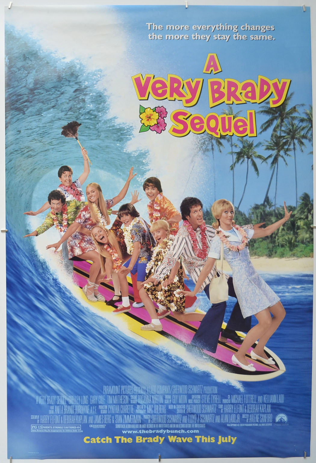 A Very Brady Sequel  Original One Sheet Poster - Film Poster - Movie Poster