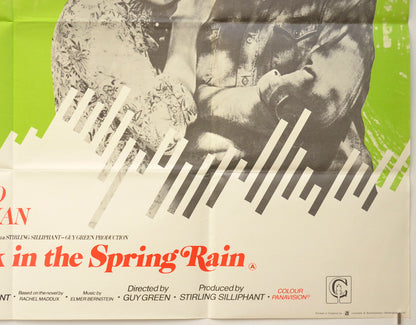 A WALK IN THE SPRING RAIN (Bottom Right) Cinema Quad Movie Poster 