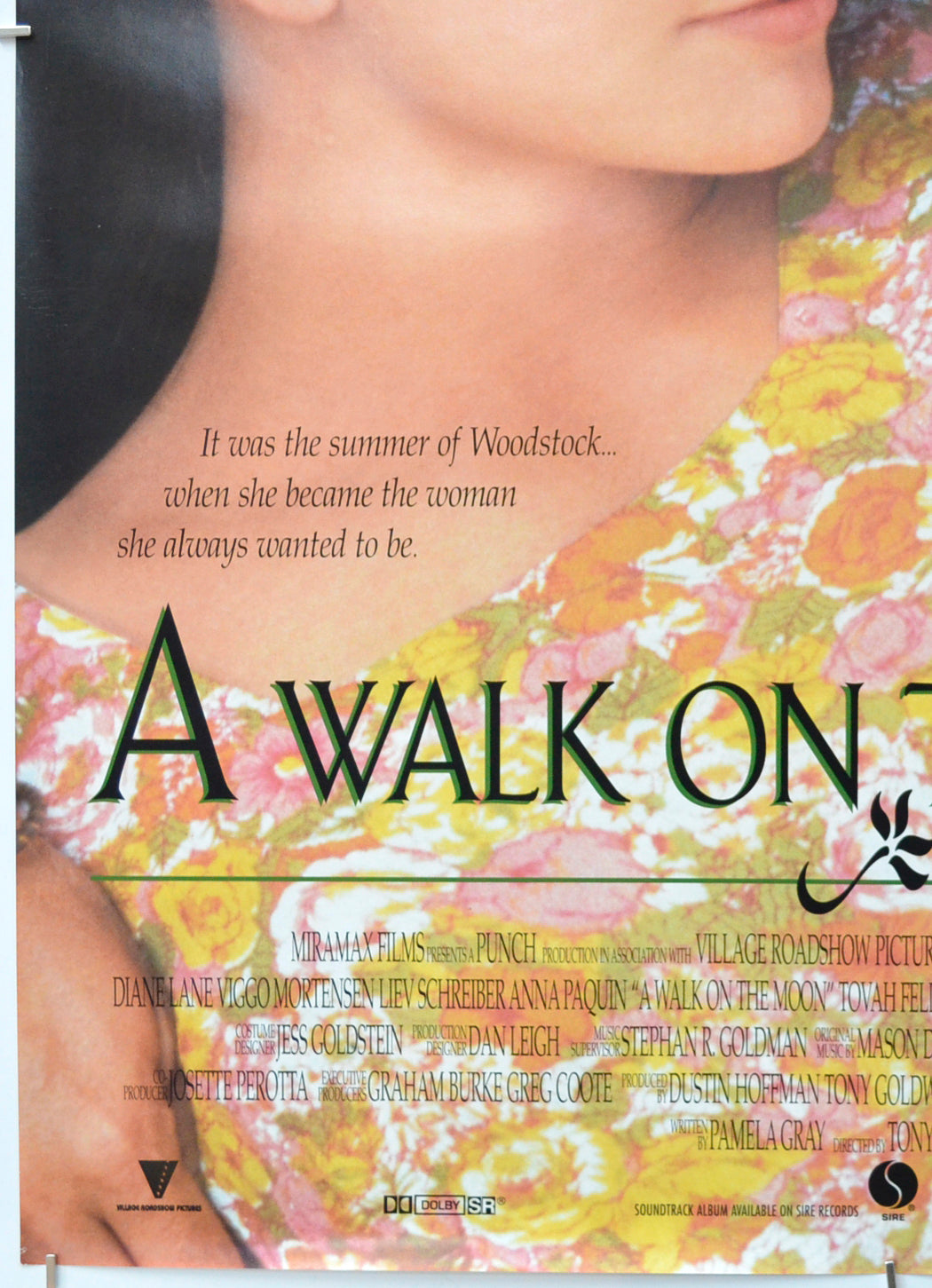 A WALK ON THE MOON (Bottom Left) Cinema One Sheet Movie Poster 