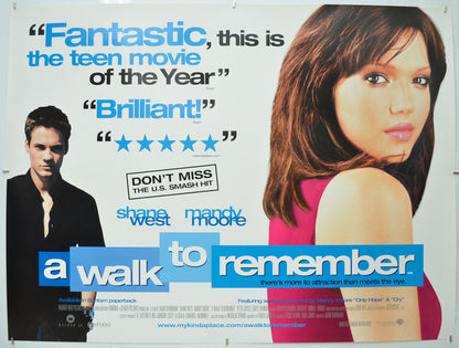 A Walk To Remember  - Original Quad Poster - Film Poster - Movie Poster