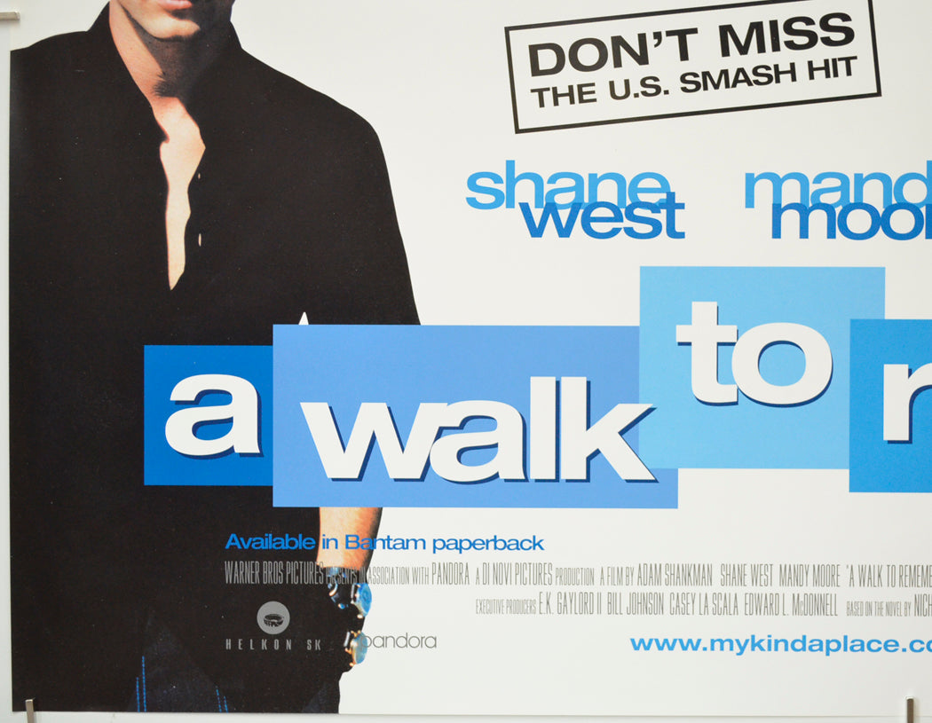 A WALK TO REMEMBER (Bottom Left) Cinema Quad Movie Poster 