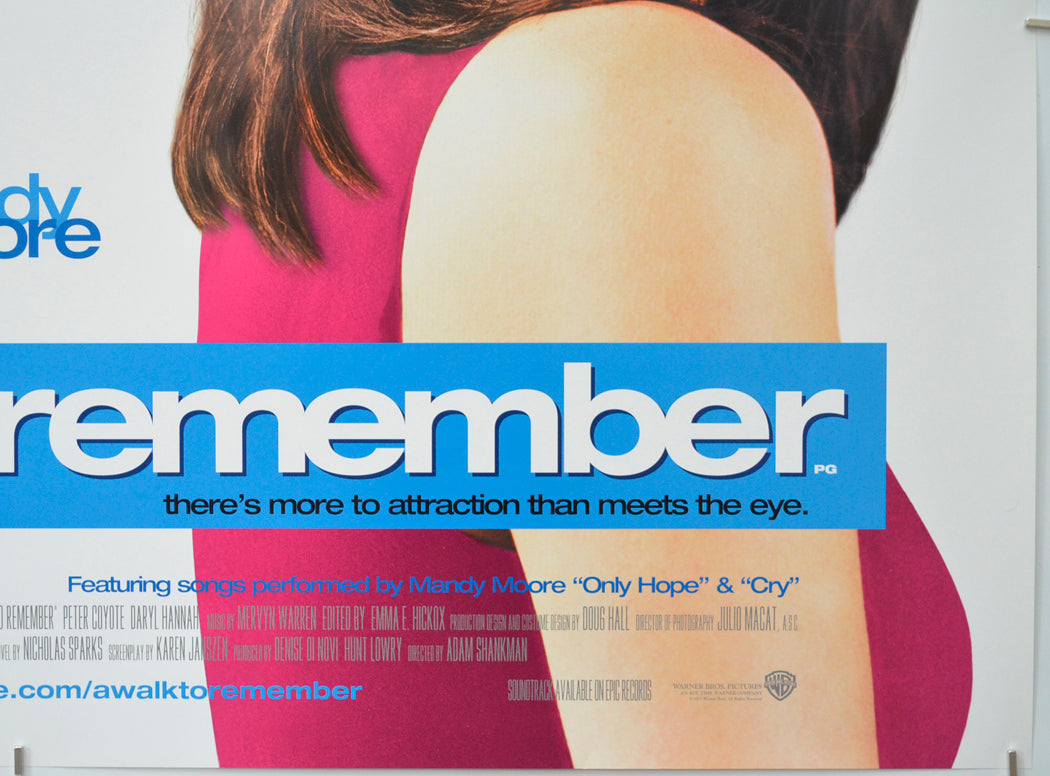 A WALK TO REMEMBER (Bottom Right) Cinema Quad Movie Poster 