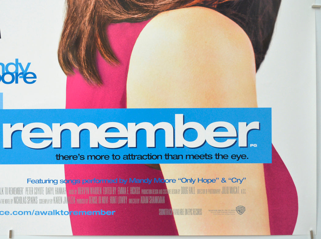 A WALK TO REMEMBER (Bottom Right) Cinema Quad Movie Poster 