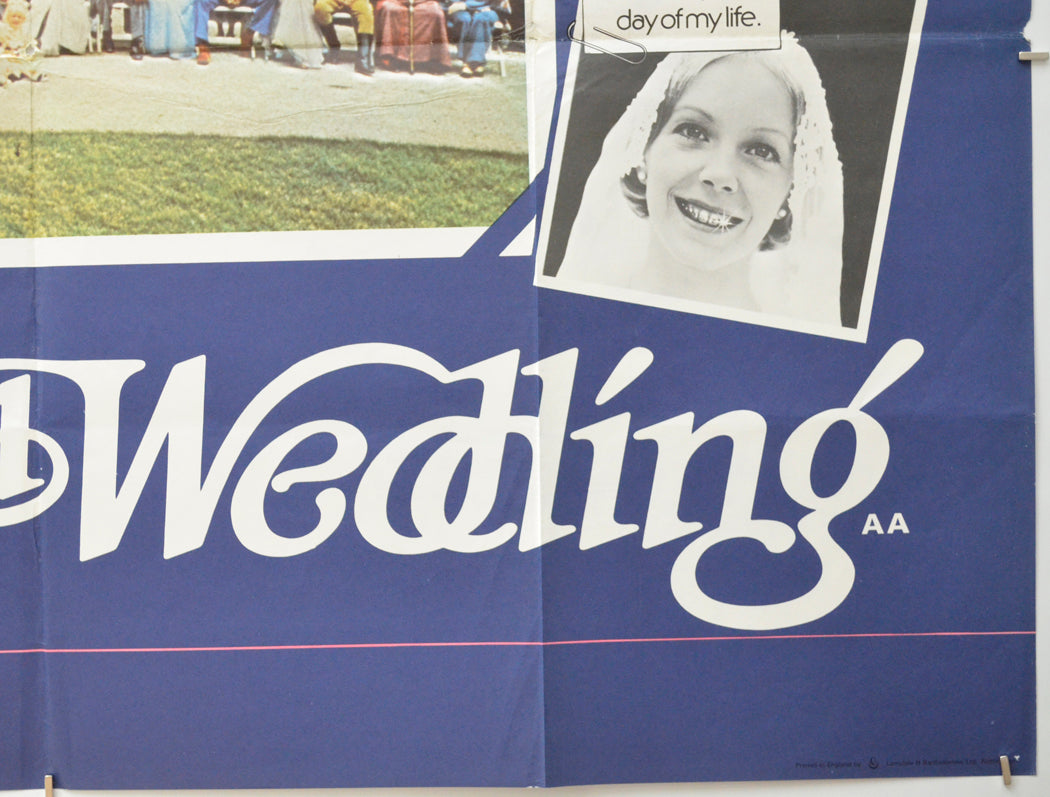 A WEDDING (Bottom Right) Cinema Quad Movie Poster 