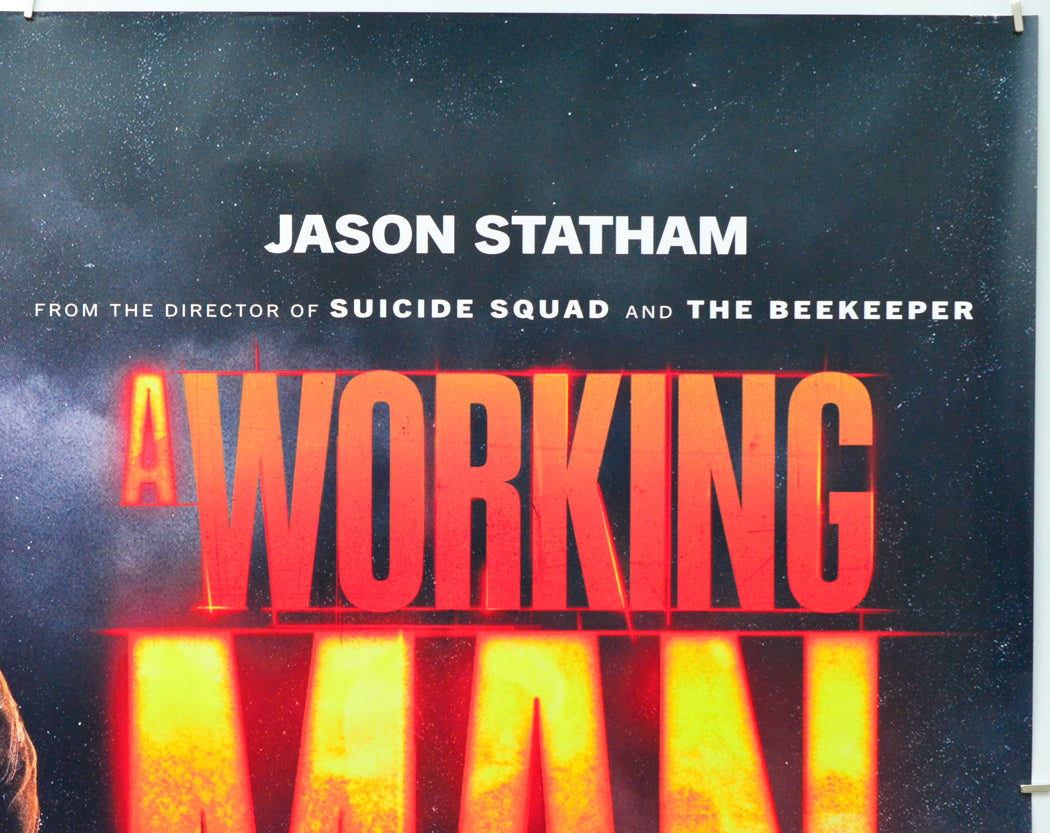 A Working Man (Top Right) Cinema Quad Movie Poster 