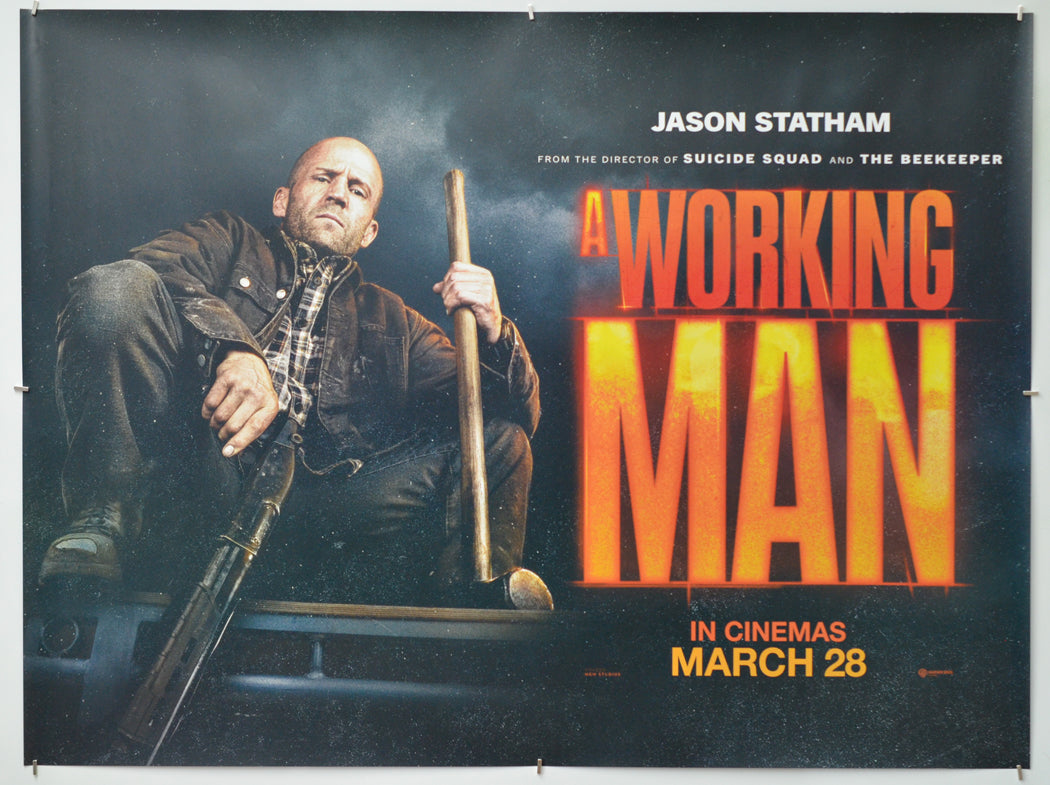A Working Man - Original Quad Poster - Film Poster - Movie Poster