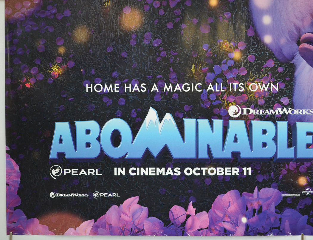 ABOMINABLE (Bottom Left) Cinema Quad Movie Poster 