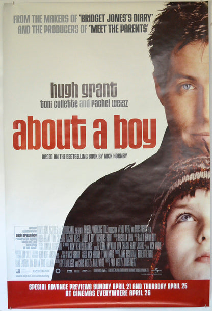 About A Boy  Original British 4 Sheet Poster  - Film Poster - Movie Poster